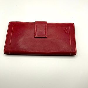 Sak red credit card wallet